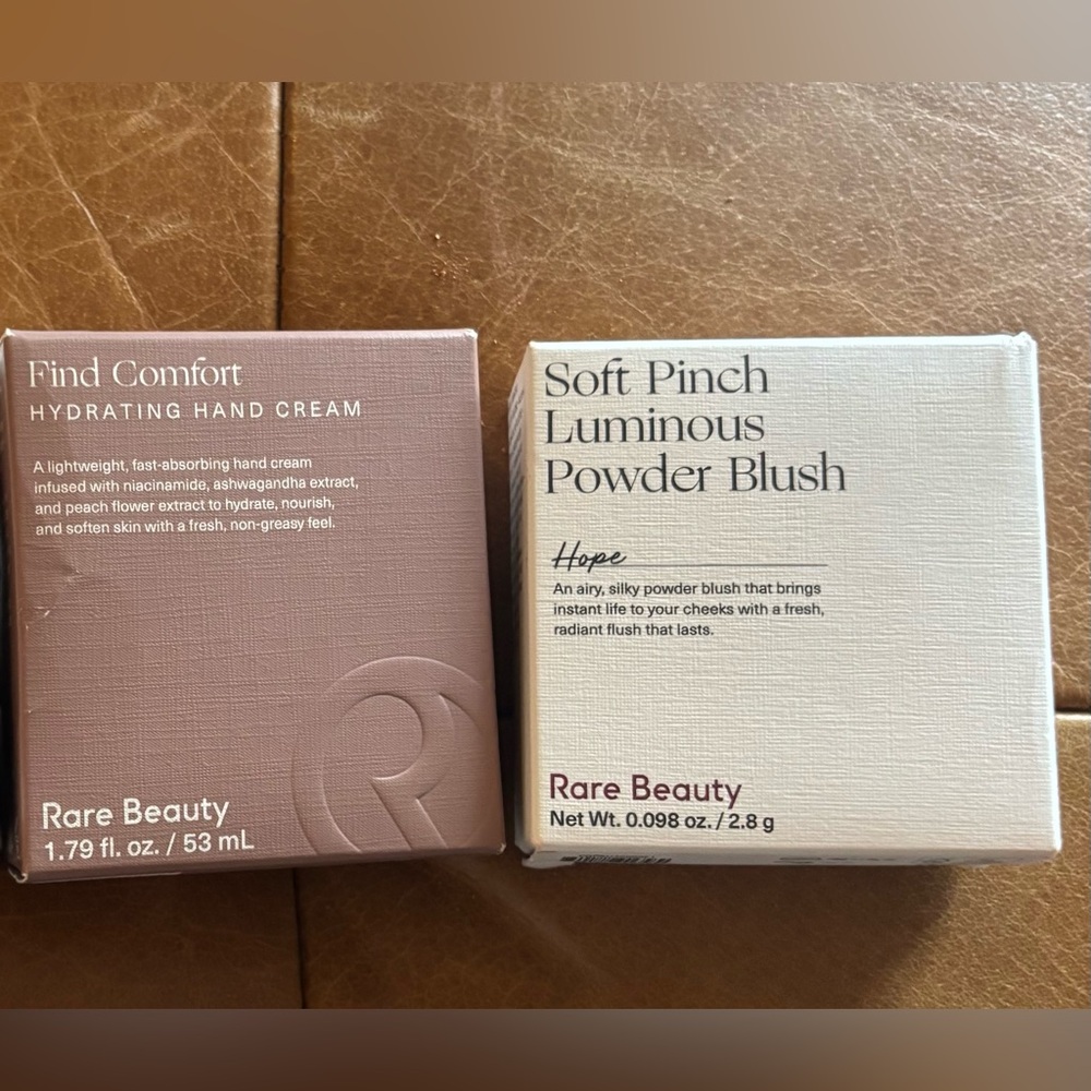 Rare Beauty Bundle: Soft Pinch Luminous Powder Blush and Find Comfort Hand Cream